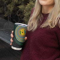 Malampa Tribal Tattoo with Namele Leaves Tumbler Cup