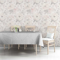 Niue White Sunday Tablecloth Hiapo Tribal Art Tattoos - Polynesian Pride