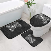 Super Samoan Traditional Tribal Art Tattoos Bathroom Set Black Color - Polynesian Pride