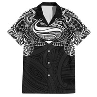 Super Samoan Traditional Tribal Art Tattoos Hawaiian Shirt Black Color - Polynesian Pride