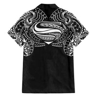 Super Samoan Traditional Tribal Art Tattoos Hawaiian Shirt Black Color - Polynesian Pride