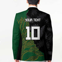 Custom Aotearoa South Africa Rugby Freedom Cup Blazer Kiwi Warriors Haka with King Protea Symbol - Polynesian Pride