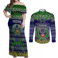 pohnpei-state-christmas-couples-matching-off-shoulder-maxi-dress-and-long-sleeve-button-shirts-coat-of-arms-beautiful-merry-xmas-snowflake