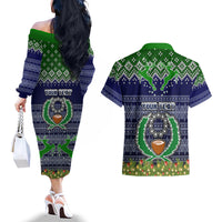 personalised-pohnpei-state-christmas-couples-matching-off-the-shoulder-long-sleeve-dress-and-hawaiian-shirt-coat-of-arms-beautiful-merry-xmas-snowflake