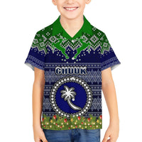 personalised-chuuk-state-christmas-hawaiian-shirt-coat-of-arms-beautiful-merry-xmas-snowflake