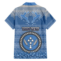 Personalised Kosrae Christmas Hawaiian Shirt Coat of Arms Beautiful Merry Xmas Snowflake LT03 - Polynesian Pride