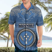 Personalised Kosrae Christmas Hawaiian Shirt Coat of Arms Beautiful Merry Xmas Snowflake LT03 - Polynesian Pride