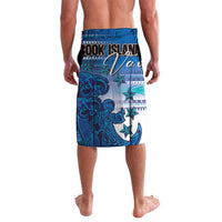 Personalised Cook Islands Va'a Race Lavalava Te Tatau Tattoos Sporty Style Light Blue Color - Polynesian Pride