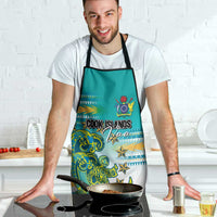 Cook Islands Va'a Race Apron Te Tatau Tattoos Sporty Style Turquoise Color - Polynesian Pride