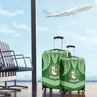 Tonga Liahona High School Luggage Cover Traditional Ngatu and Polynesian Pattern LT03 - Polynesian Pride