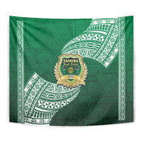 Tonga Saineha High School Tapestry Traditional Ngatu and Polynesian Pattern LT03 - Polynesian Pride