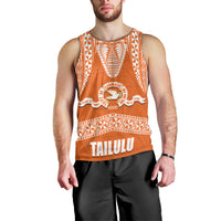 Tonga Tailulu College Men Tank Top Traditional Ngatu and Polynesian Pattern LT03 - Polynesian Pride