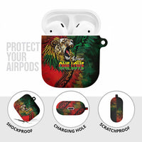 Aotearoa One Love AirPods Case Reggae Lion with Kakahu Huruhuru