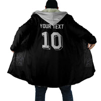 Custom Aotearoa Rugby Cloak Fern Blacks-Traditional Maori Motifs Design