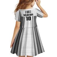 Fiji Rugby Warriors Family Matching Off Shoulder Maxi Dress and Hawaiian Shirt Masi Tribal Pattern Go Champion 2024