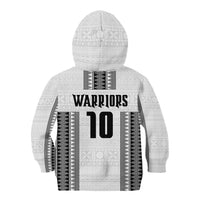 Fiji Rugby Warriors Kid Hoodie Masi Tribal Pattern Go Champion 2024