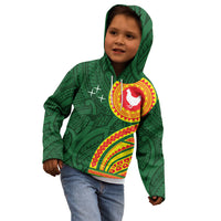 Manu'a Cession Day Kid Hoodie Polynesian Pattern