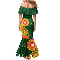 Manu'a Cession Day Mermaid Dress Polynesian Pattern LT03 - Polynesian Pride