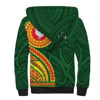 Manu'a Cession Day Sherpa Hoodie Polynesian Pattern LT03 - Polynesian Pride