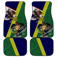 Manu'a Island and American Samoa Car Mats Rooster and Eagle Mascot