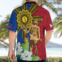 Philippines Lapu Lapu King Jasmine Flowers Hawaiian Shirt Filipino Sun Tattoo LT03 - Polynesian Pride