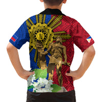 Philippines Lapu Lapu King Jasmine Flowers Hawaiian Shirt Filipino Sun Tattoo