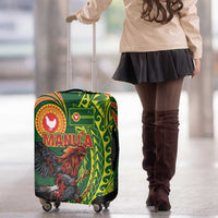 Proud of Manu'a Islands Luggage Cover Rooster and Polynesian Art Wing Style