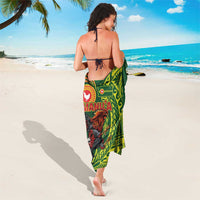 Proud of Manu'a Islands Sarong Rooster and Polynesian Art Wing Style