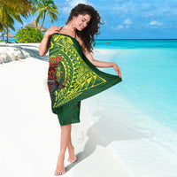 Proud of Manu'a Islands Sarong Rooster and Polynesian Art Wing Style