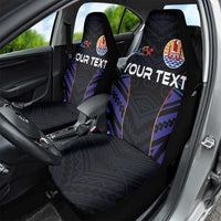 Personalised Tahiti Triathlon Polynesian Pattern Car Seat Cover LT03 - Polynesian Pride