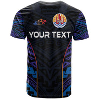 Personalised Tahiti Triathlon Polynesian Pattern T Shirt LT03 - Polynesian Pride