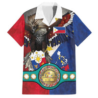 Custom Philippines World Champion Boxing Hawaiian Shirt Eagle-Grunge Design LT03 Multicolor - Polynesian Pride