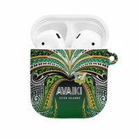 Cook Islands Rugby League AirPods Case Avaiki Tatau Tribal Motifs Black Color LT03 Black - Polynesian Pride