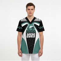 Custom New Zealand Bicycle 2025 Scrub Top - Polynesian Pride