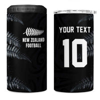 Custom New Zealand Football-Towards World Cup 2026 4 in 1 Can Cooler Tumbler
