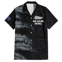 Custom New Zealand Football-Towards World Cup 2026 Family Matching Off Shoulder Maxi Dress and Hawaiian Shirt