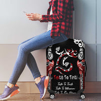 Aotearoa Toitu Te Tiriti-Maori Taniwha Luggage Cover Toitu Te Whenua Toitu Te Reo Maori LT03 - Polynesian Pride