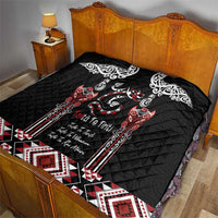 Aotearoa Toitu Te Tiriti-Maori Taniwha Quilt Toitu Te Whenua Toitu Te Reo Maori LT03 - Polynesian Pride