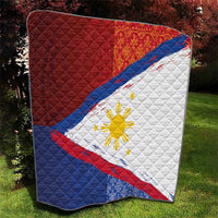 Philippines National Flag Day Quilt Polynesian and Yakan Tattoo Brush Style