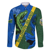 Solomon Island Crocodile and Shark Family Matching Mermaid Dress and Hawaiian Shirt Polynesian Pattern