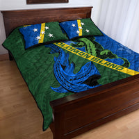 Solomon Island Crocodile and Shark Quilt Bed Set Polynesian Pattern