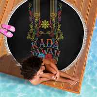 Philippines Kadayawan Festival Beach Blanket Polynesian Tribal Art Barong Style