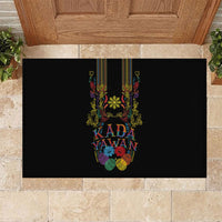 Philippines Kadayawan Festival Rubber Doormat Polynesian Tribal Art Barong Style