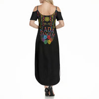 Philippines Kadayawan Festival Summer Maxi Dress Polynesian Tribal Art Barong Style LT03 - Polynesian Pride