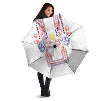 Philippines Barong Style Umbrella Polynesian Kakau Art Tattoos with Tribal Filipino Sun