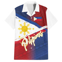 Philippines Basketball Custom Hawaiian Shirt Pilipinas Tribal Pattern