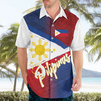 Philippines Basketball Custom Hawaiian Shirt Pilipinas Tribal Pattern