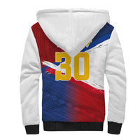 Philippines Basketball Custom Sherpa Hoodie Pilipinas Tribal Pattern