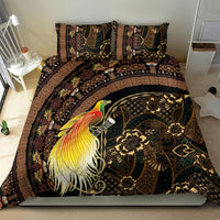 Papua New Guinea and Indonesia Batik Bedding Set Bird of Paradise with Tribal Batik Patterns LT03 - Polynesian Pride
