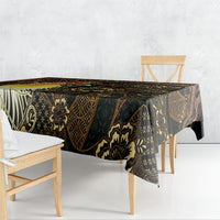 Papua New Guinea and Indonesia Batik Tablecloth Bird of Paradise with Tribal Batik Patterns LT03 - Polynesian Pride